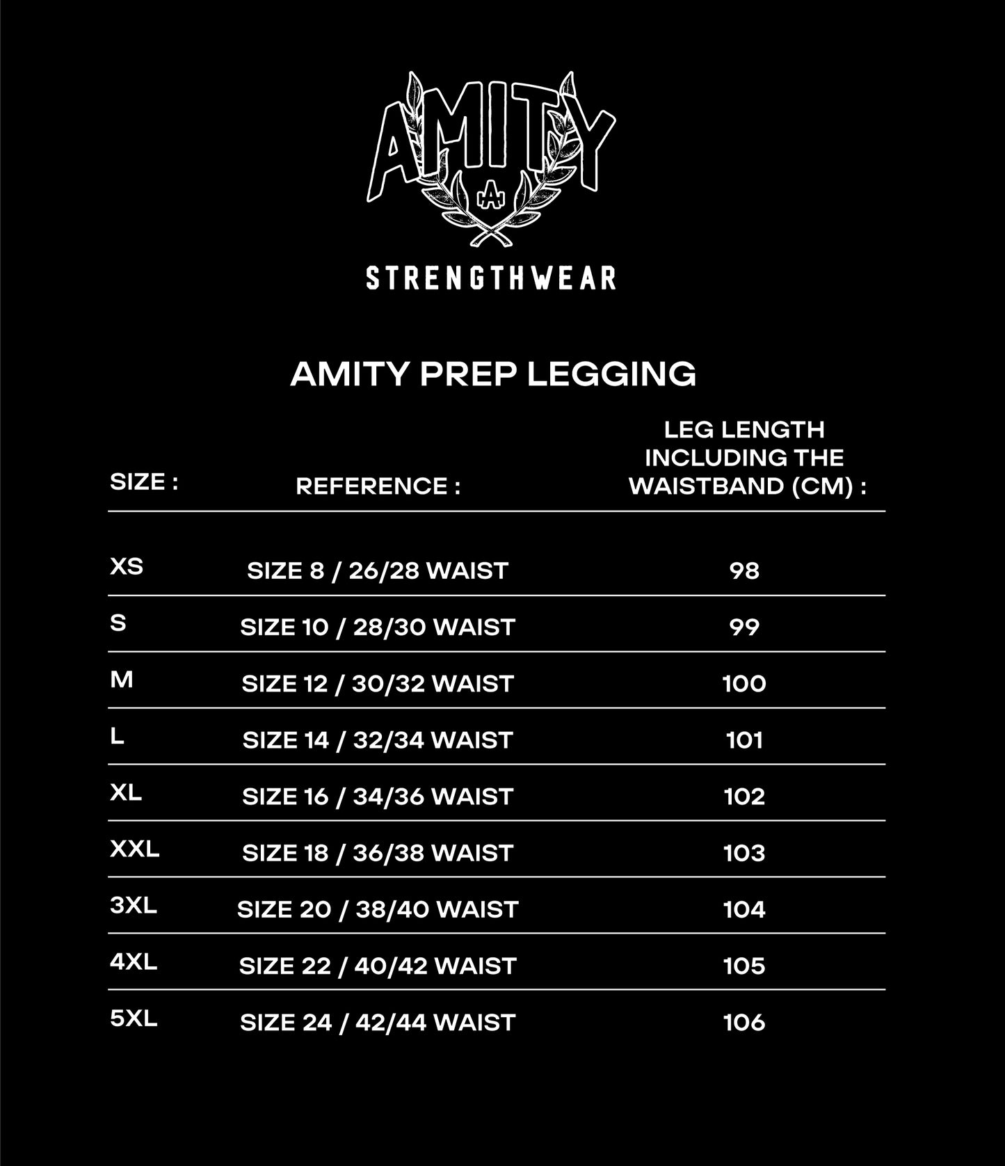 WOMENS PREP LEGGING (Clearance)