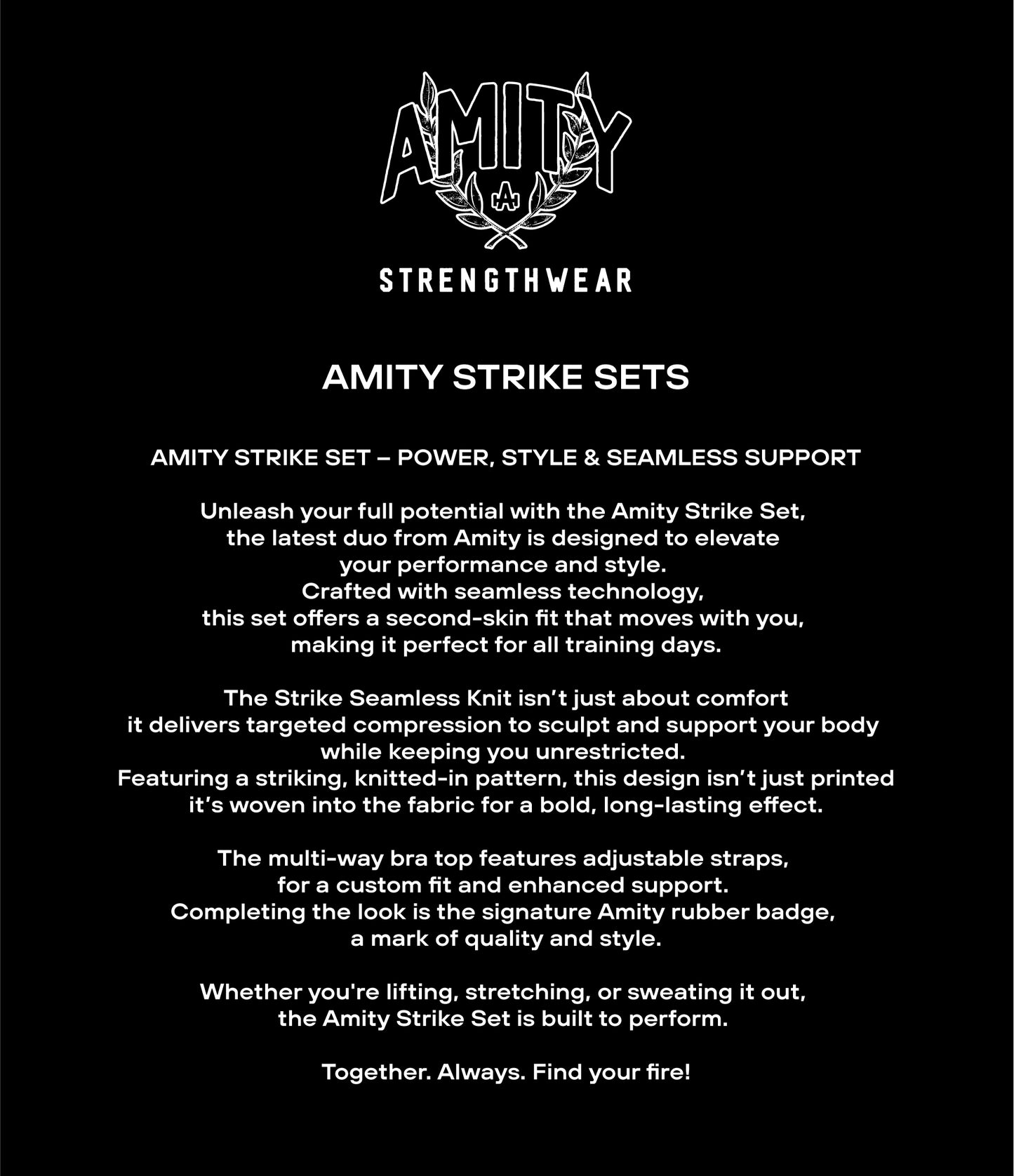 Amity Strike Sports Bra